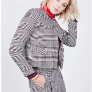 Ava Plaid Jacket - Lined Size Large